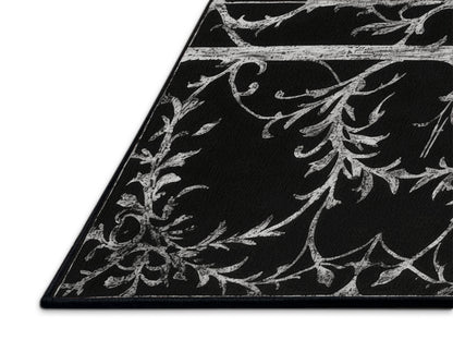 Obsidian Bloom Rug