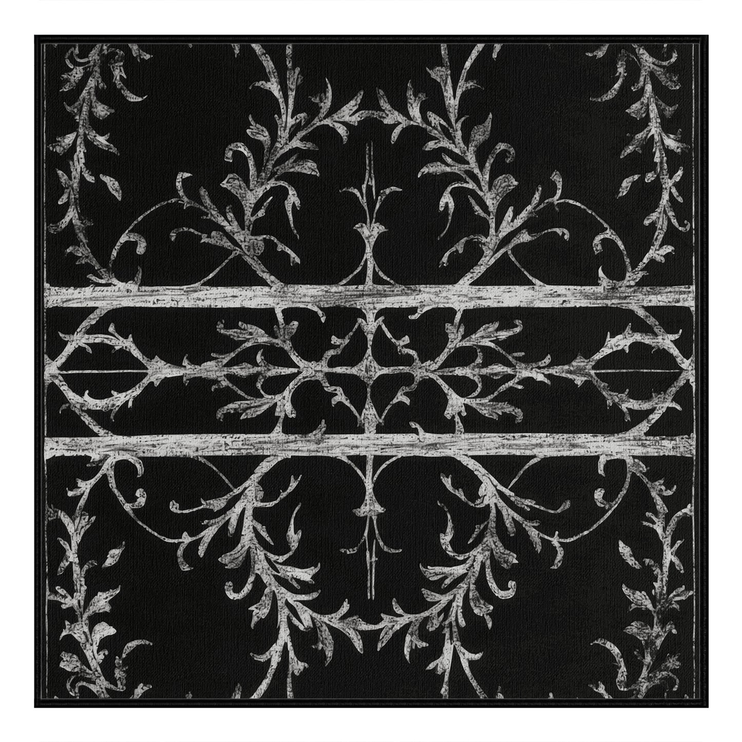 Obsidian Bloom Rug