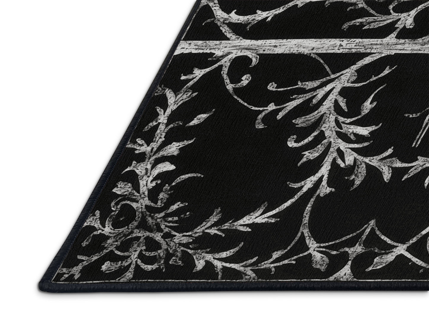 Obsidian Bloom Rug