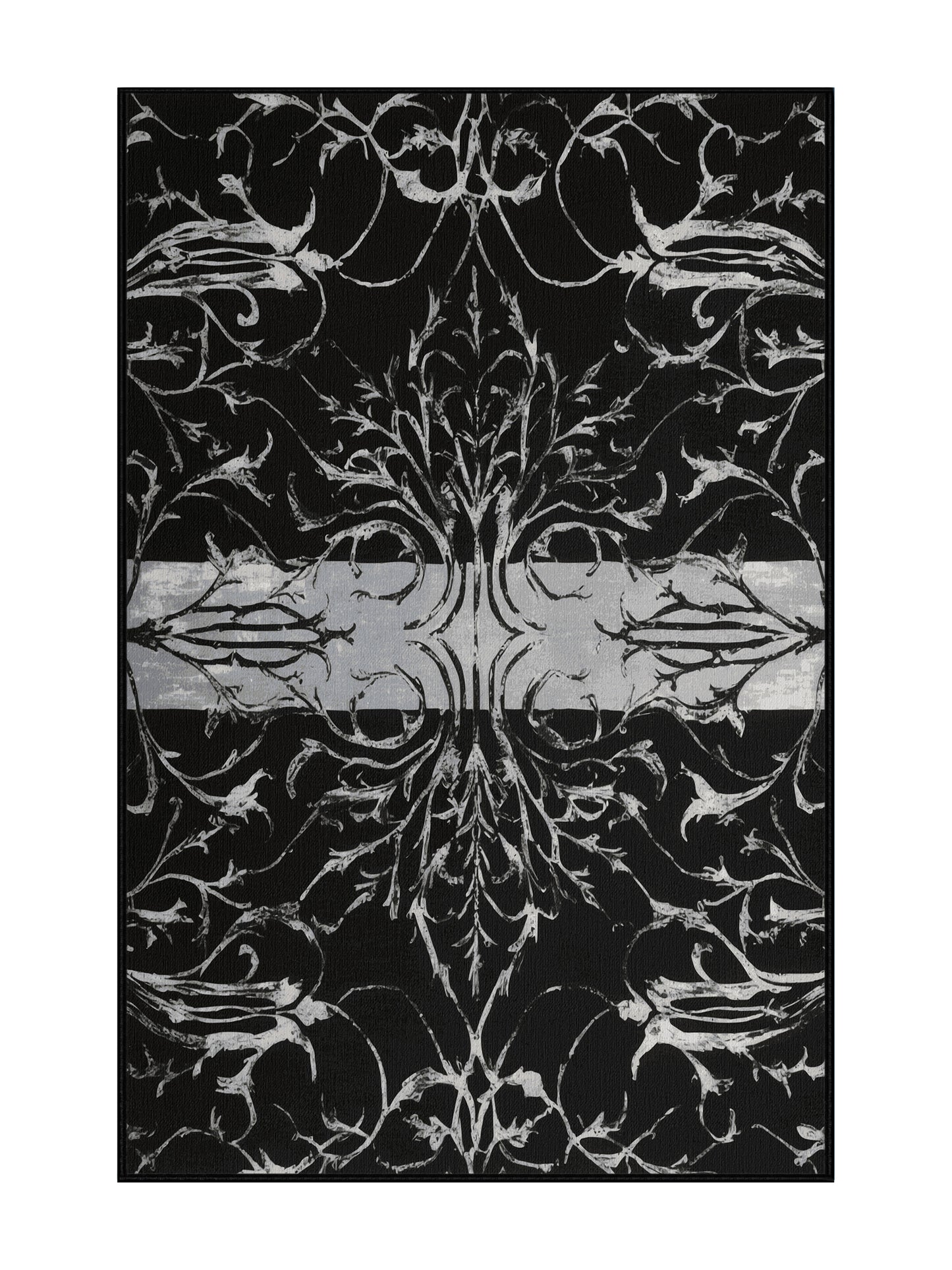 Nocturne Elegance Starlit Velvet - Premium Gunmetal Gray Modern Area Rug | Plush & Washable Options | Rugolution Home Decor