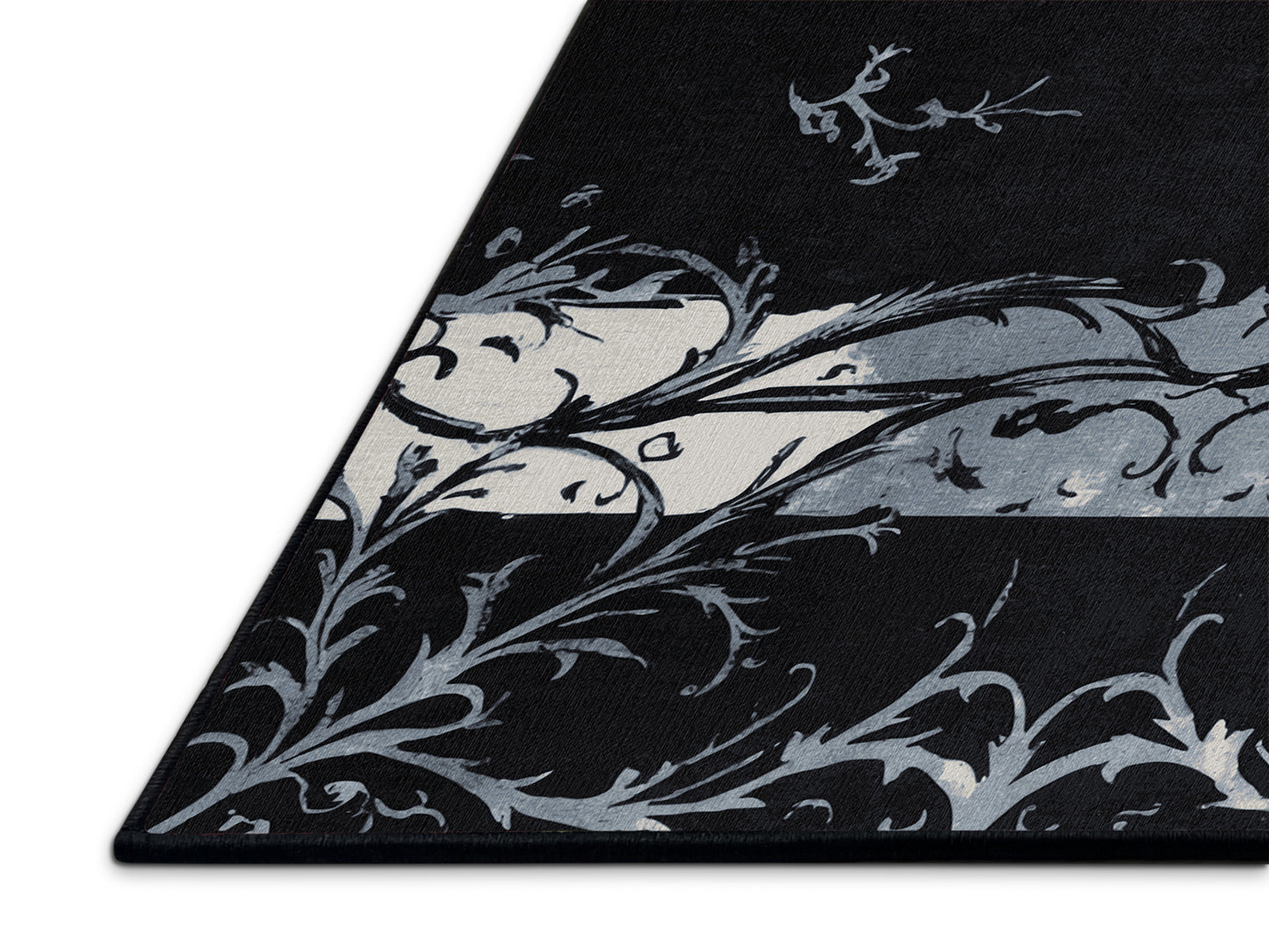 Charcoal Garden Rug