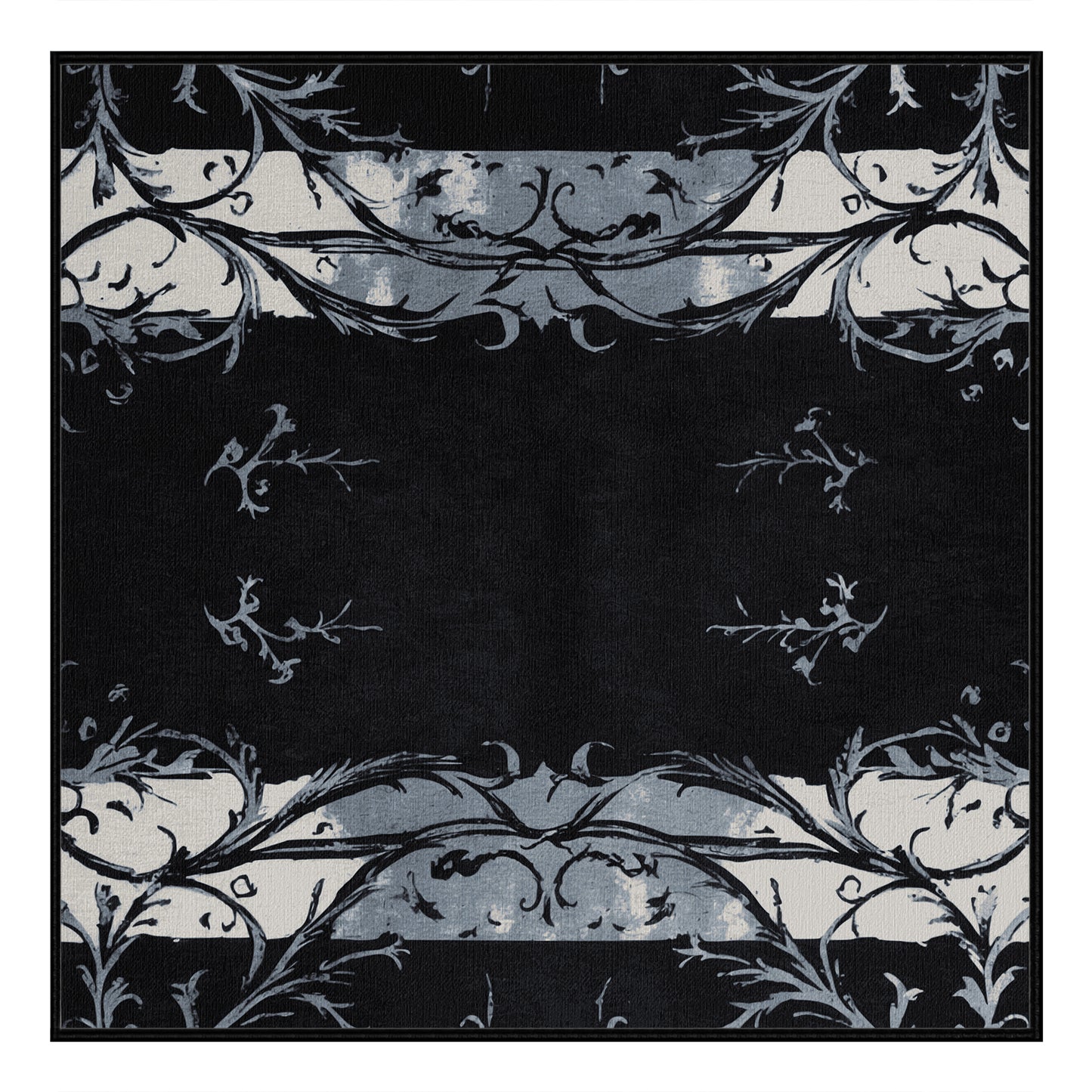 Charcoal Garden Rug