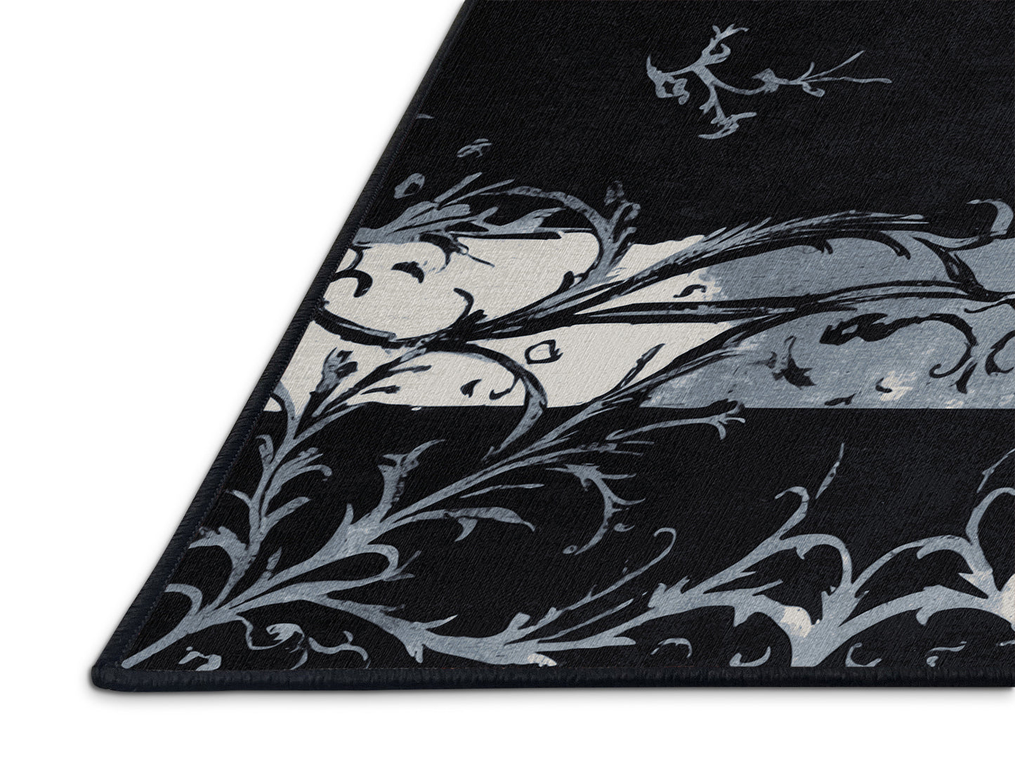 Charcoal Garden Rug