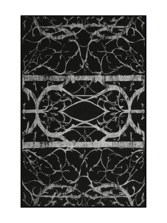 Nocturne Elegance Shaded Grace - Premium Gunmetal Gray Modern Area Rug | Plush & Washable Options | Rugolution Home Decor