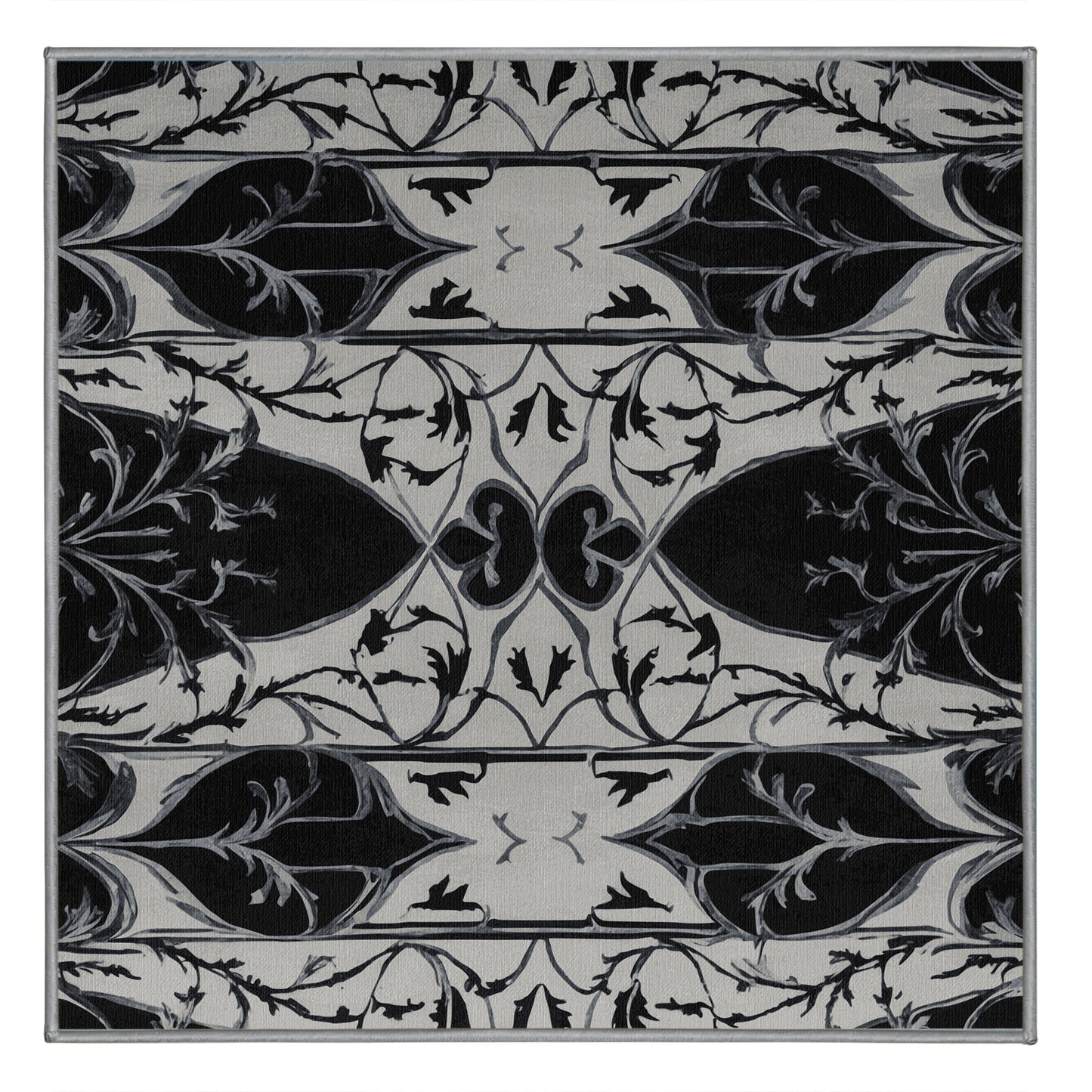 Obsidian Scroll Rug