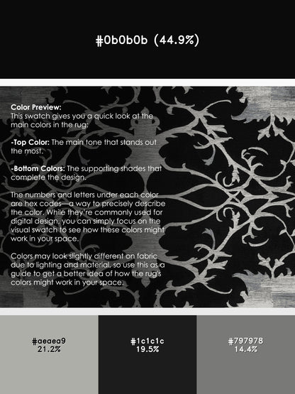 Shadowed Rose Rug