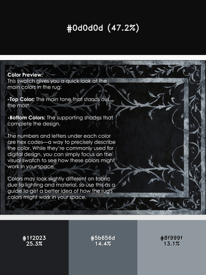 Nocturne Blossom Rug