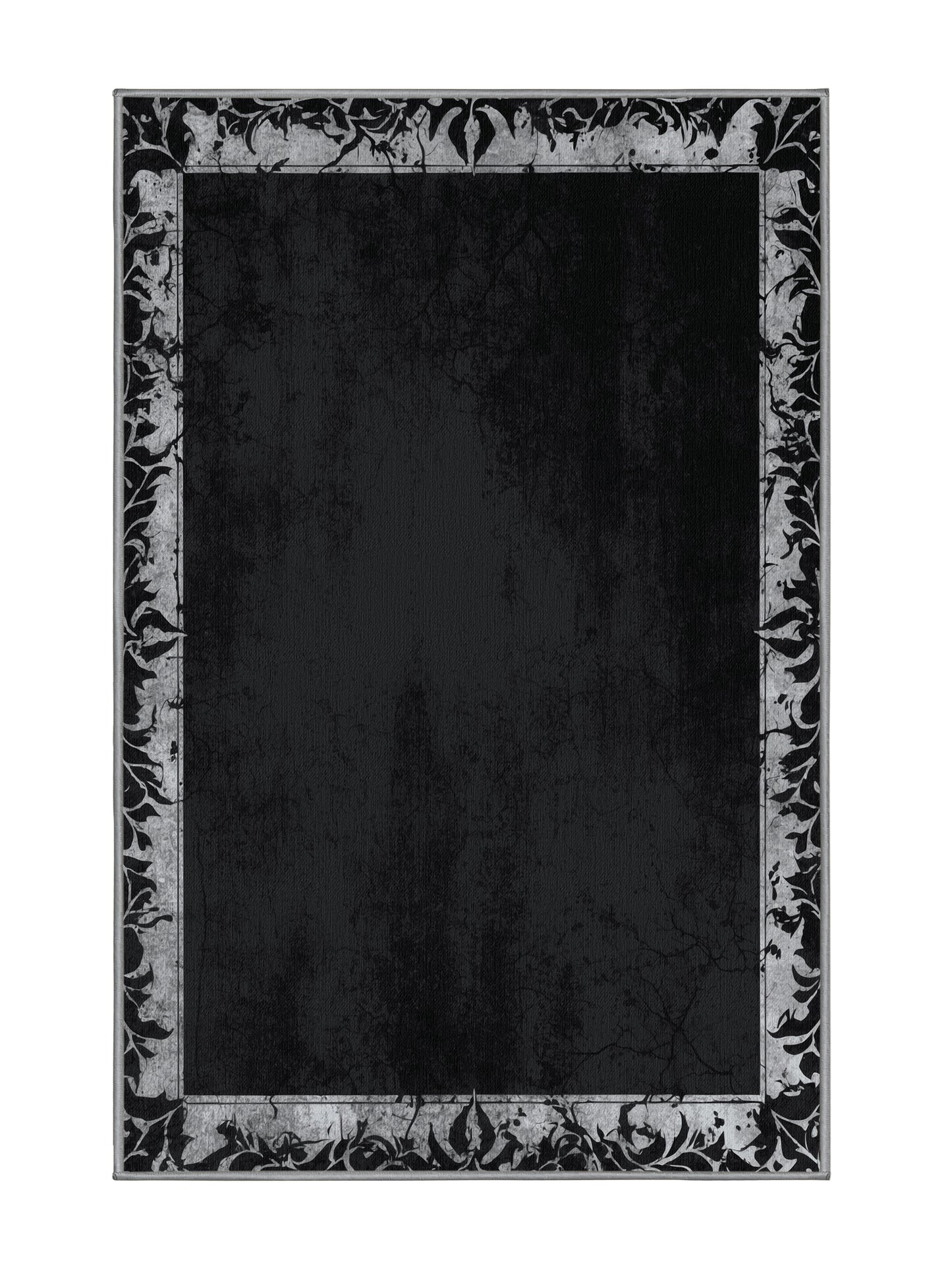 Nocturne Elegance Shimmering Fog - Premium Midnight Modern Area Rug | Plush & Washable Options | Rugolution Home Decor