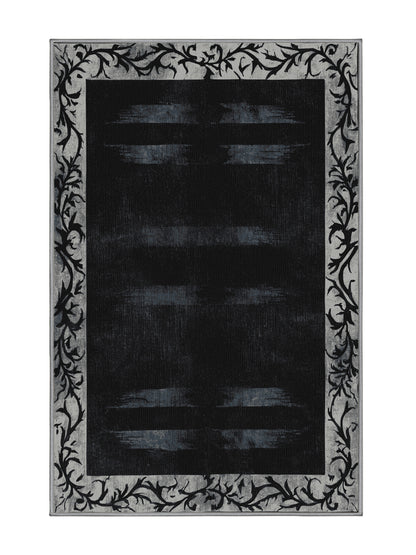 Nocturne Elegance Enchanted Night - Premium Midnight Modern Area Rug | Plush & Washable Options | Rugolution Home Decor