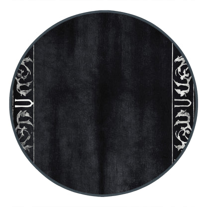 Obsidian Whorl Rug