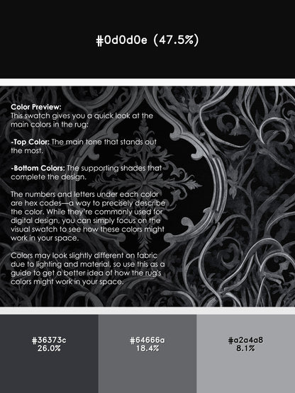 Dusky Petals Rug