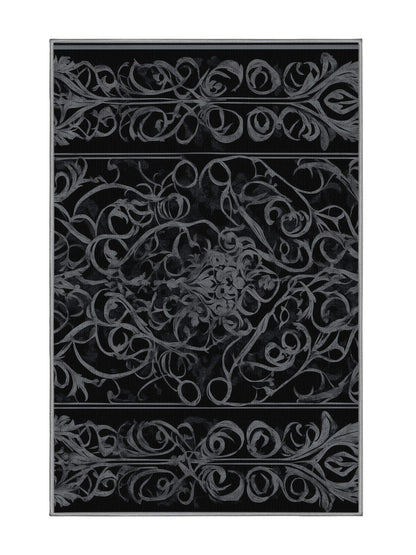 Nocturne Elegance Whispering Shadows - Premium Night Modern Area Rug | Plush & Washable Options | Rugolution Home Decor