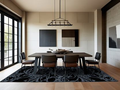 Silver Enigma Rug