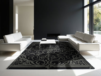 Black Elegance Rug