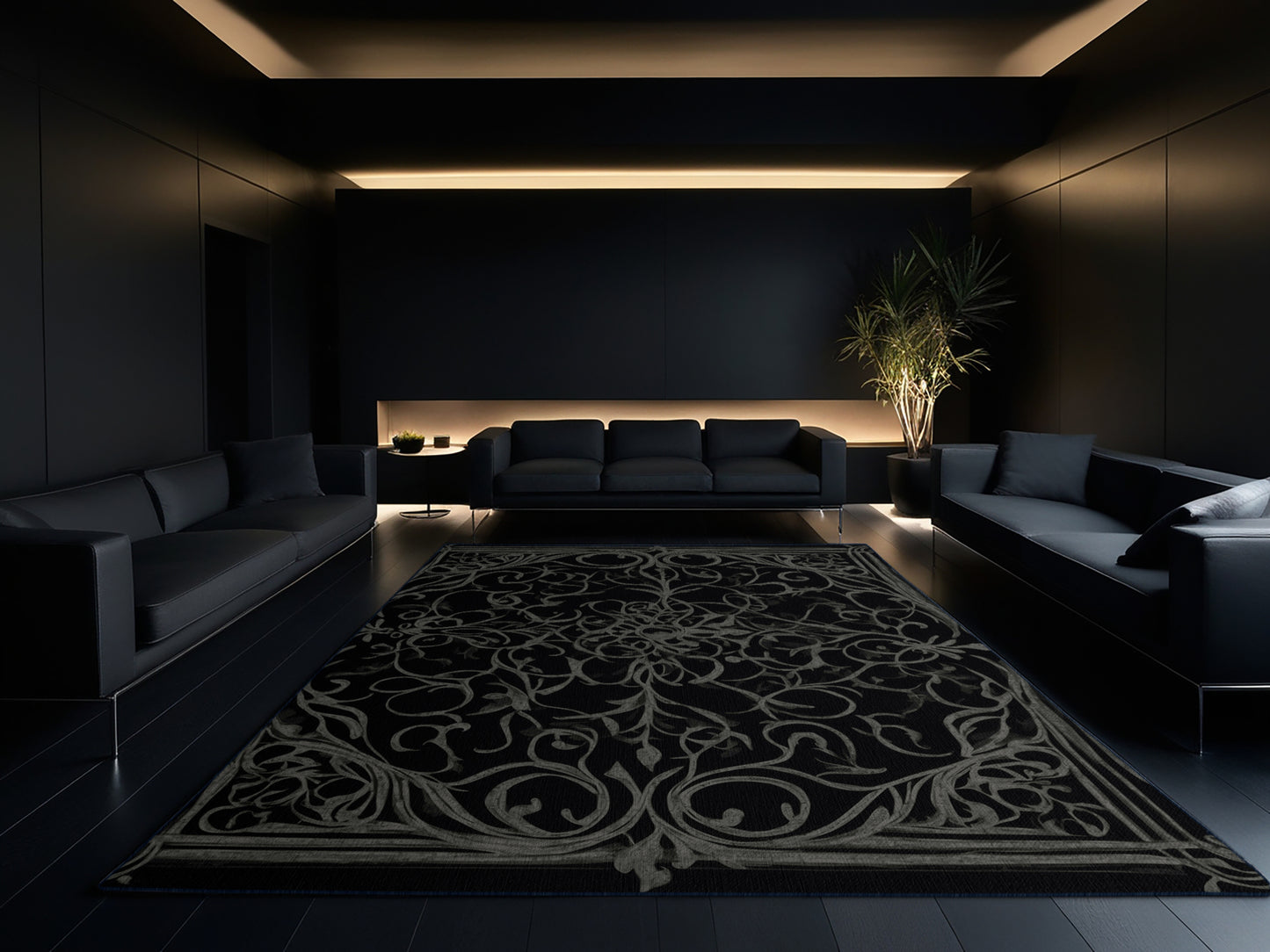 Black Elegance Rug