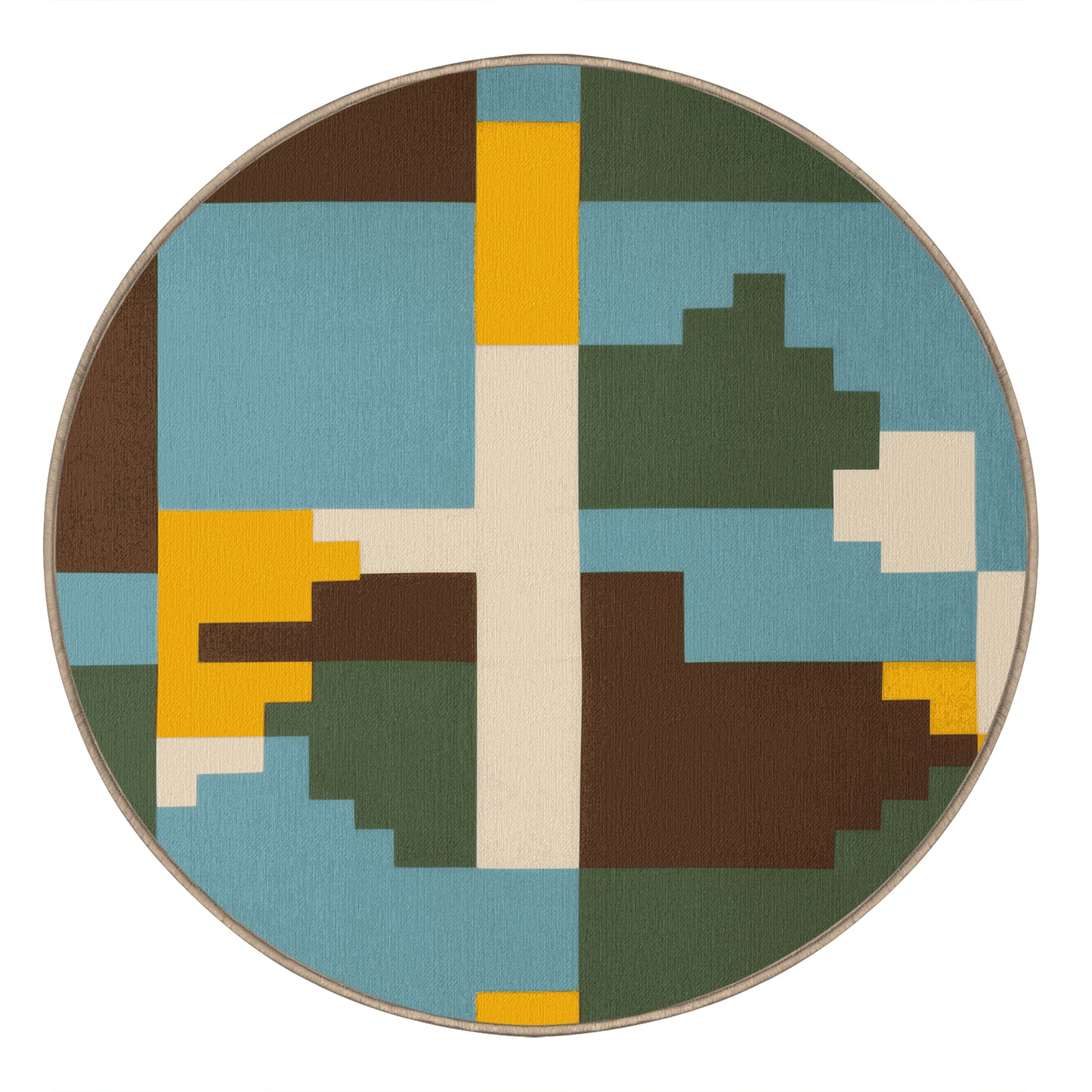 Blocky Horizons Rug