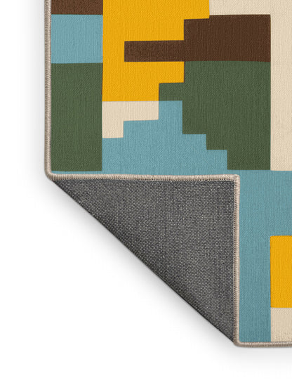 Blocky Horizons Rug