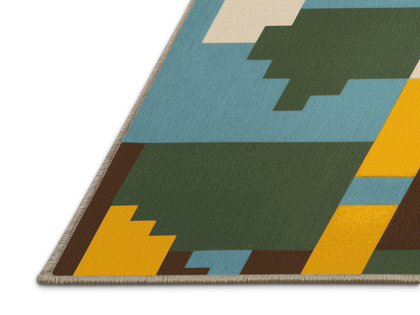 Blocky Horizons Rug