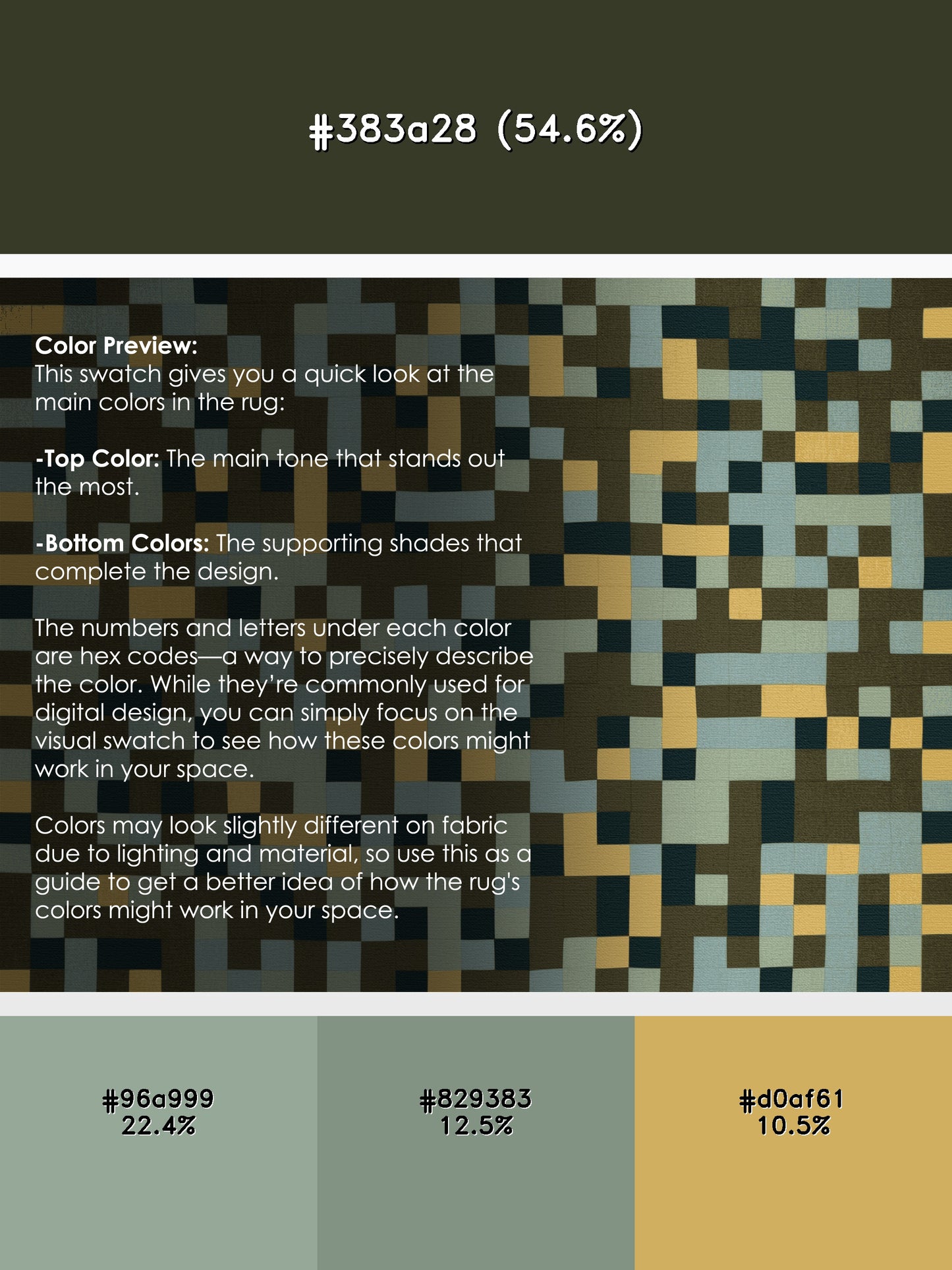 Fragmented Flora Rug