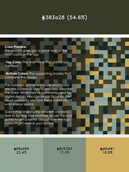 Fragmented Flora Rug