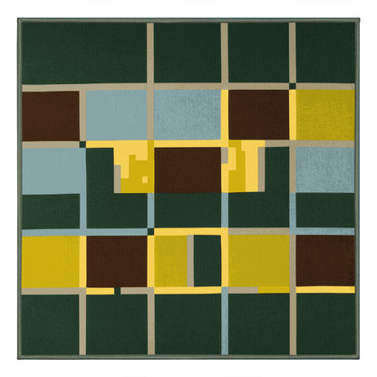 Gridded Growth Rug