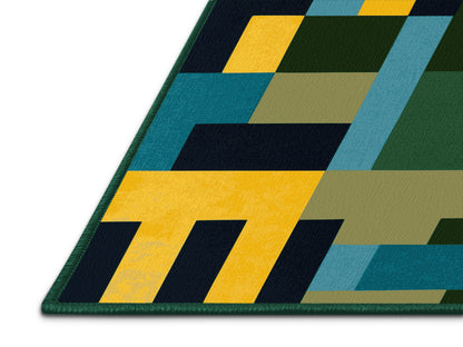 Pixelized Peaks Rug