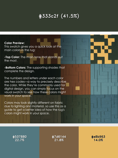 Earth Grid Harmony Rug