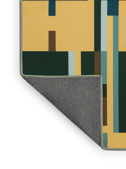 Plains in Pixels Rug