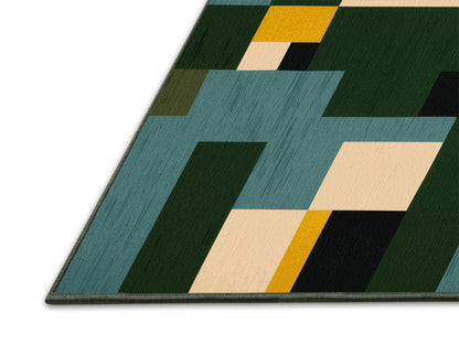 Colorful Coordinates Rug