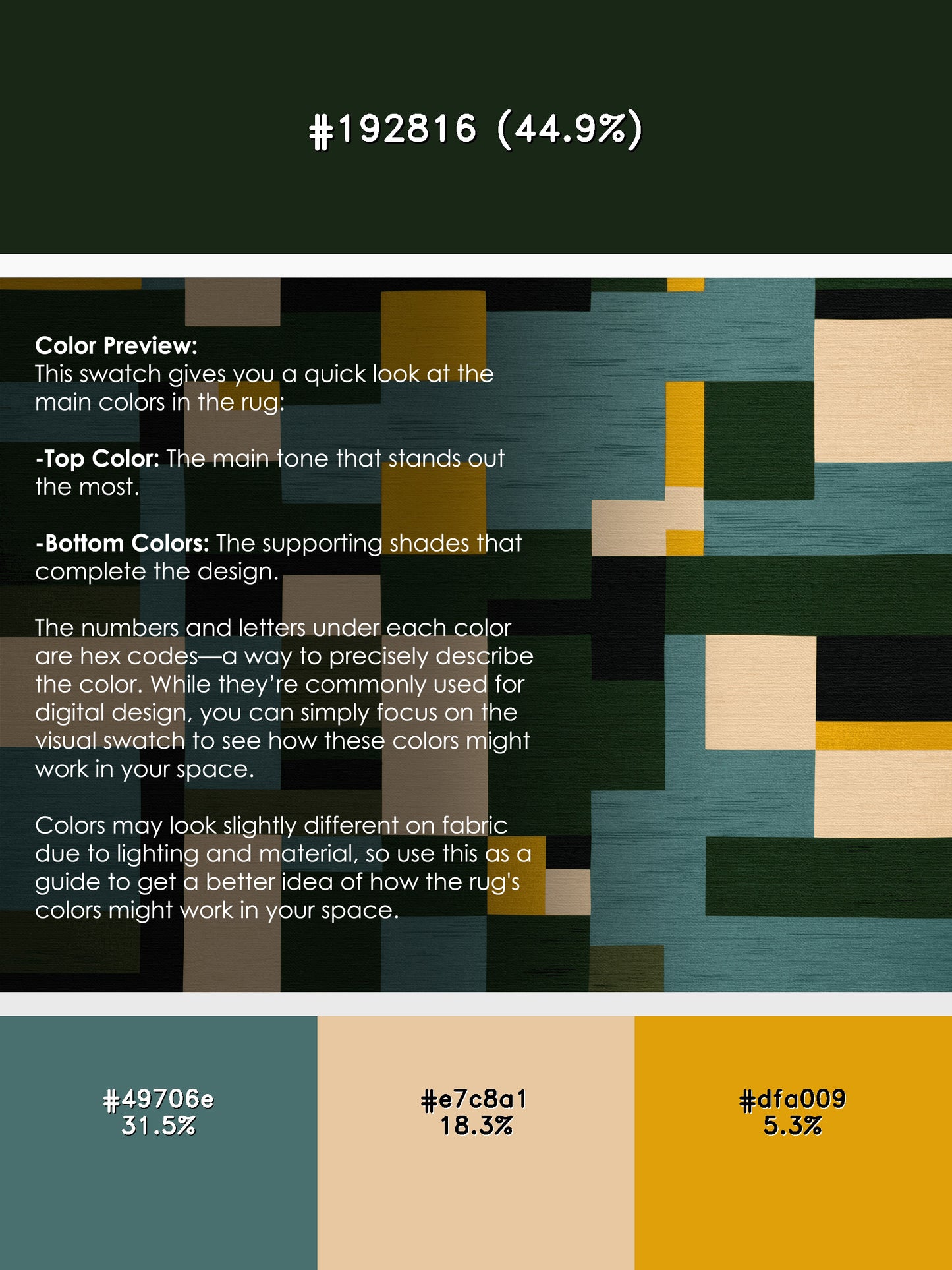 Colorful Coordinates Rug