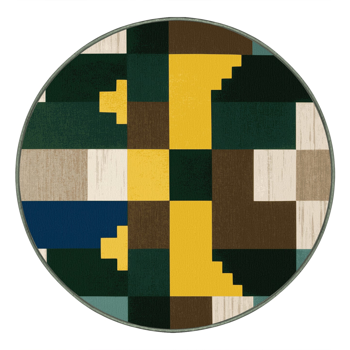 Angular Earth Rug