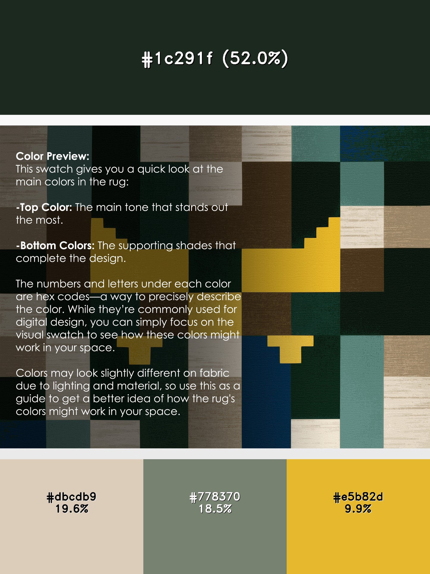Angular Earth Rug