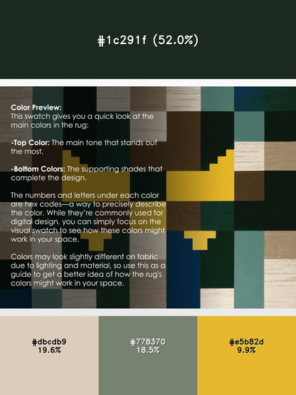 Angular Earth Rug