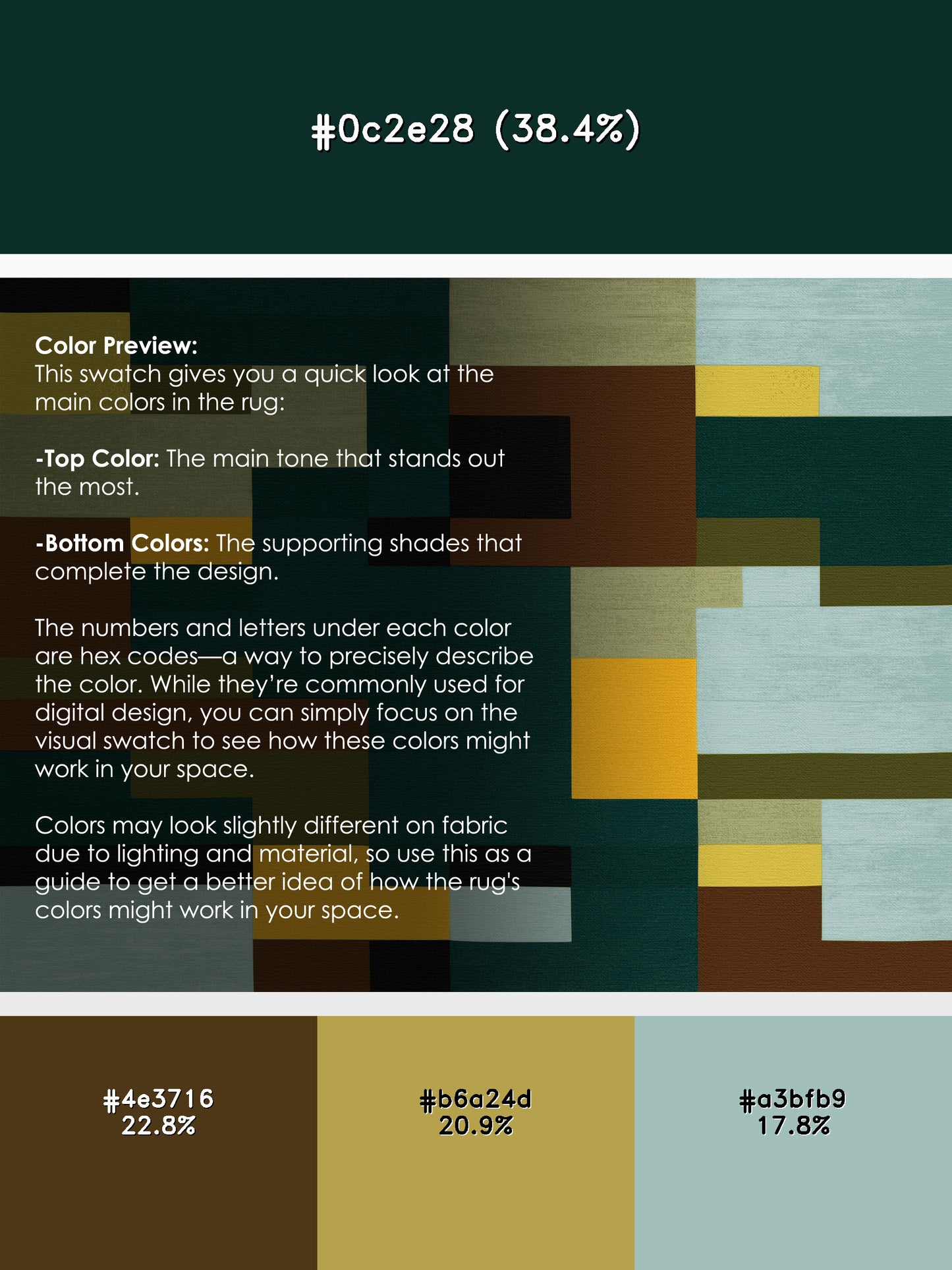 Blocked Biosphere Rug