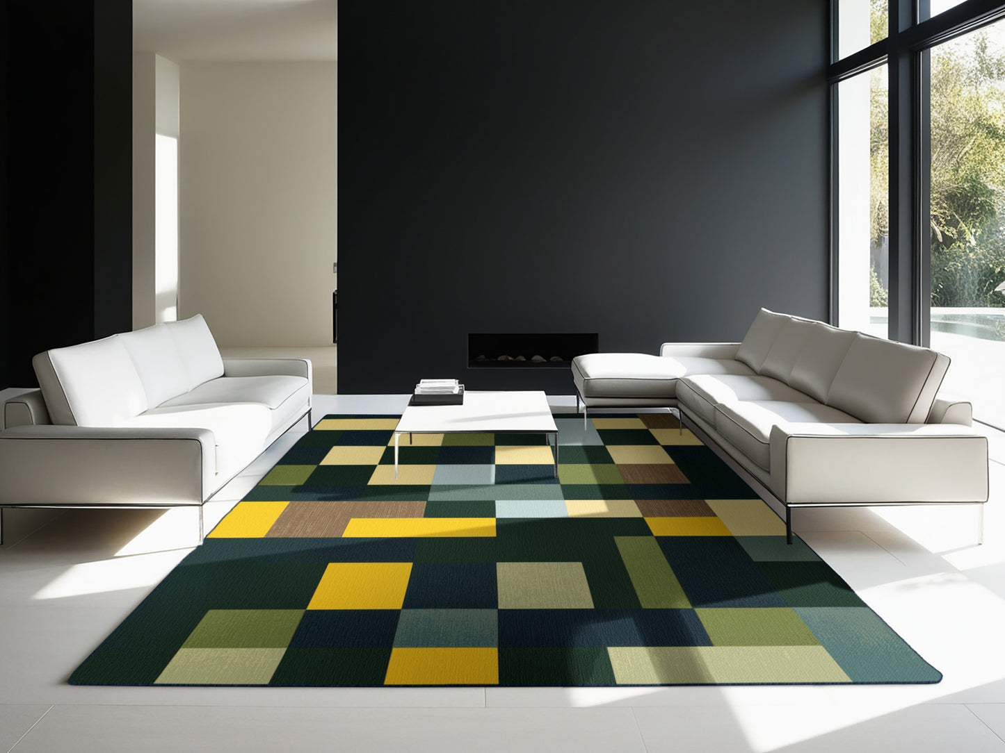 Tiled Greenery Rug