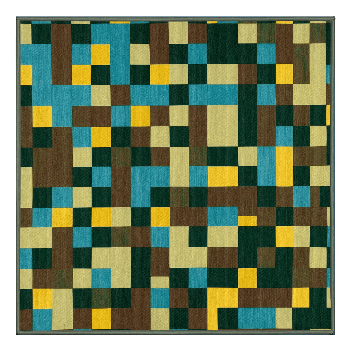 Earth Mosaic Grid Rug