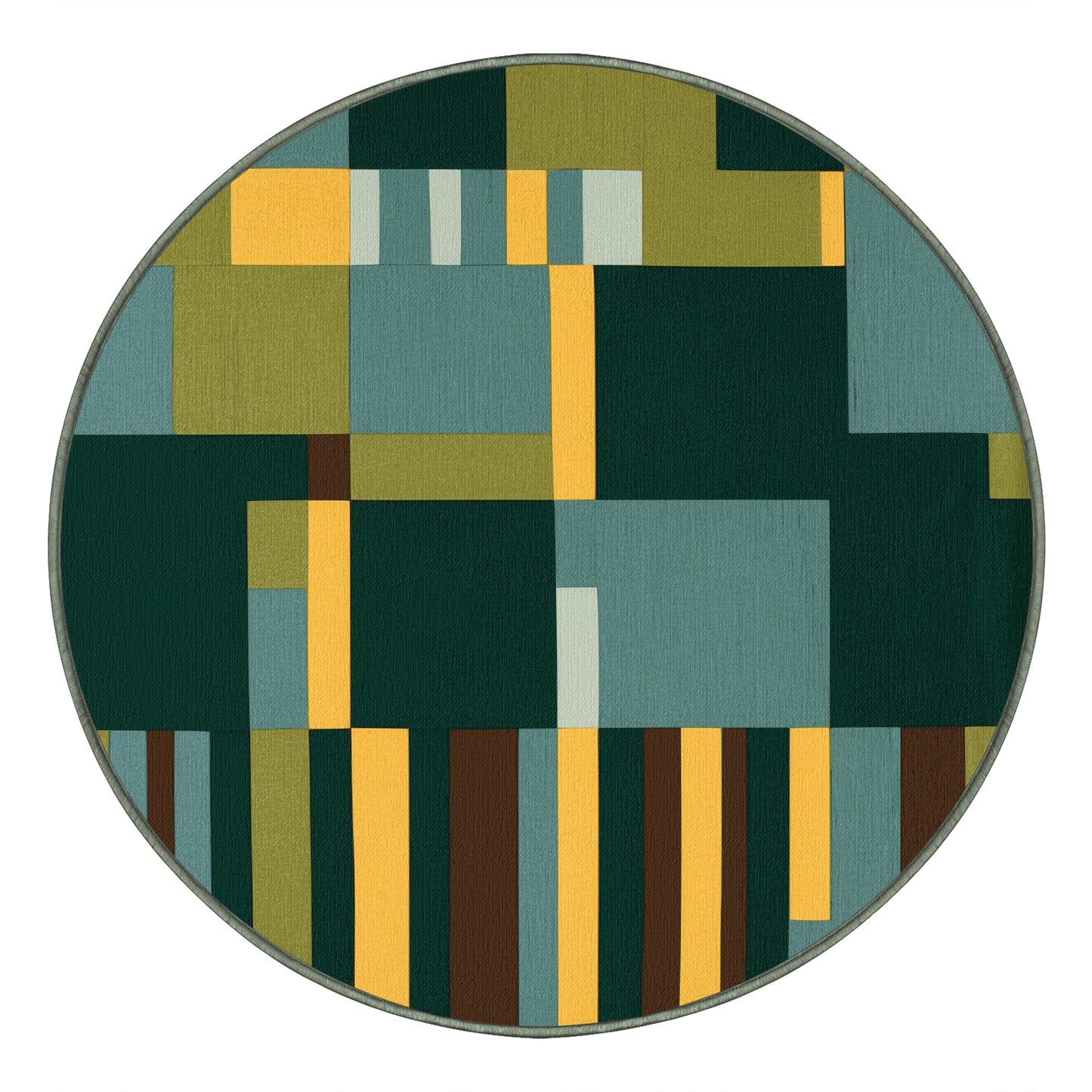 Pixelated Patches Rug