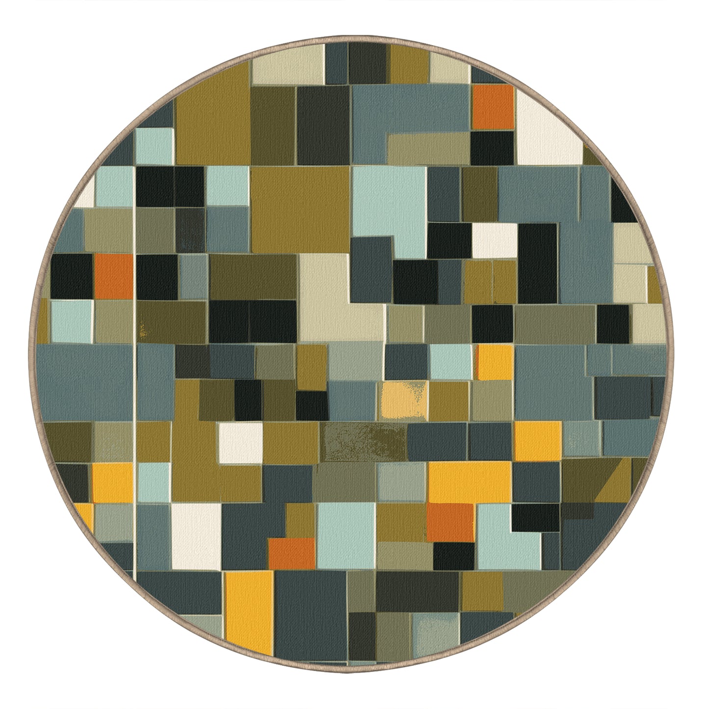 Earthly Cubes Rug