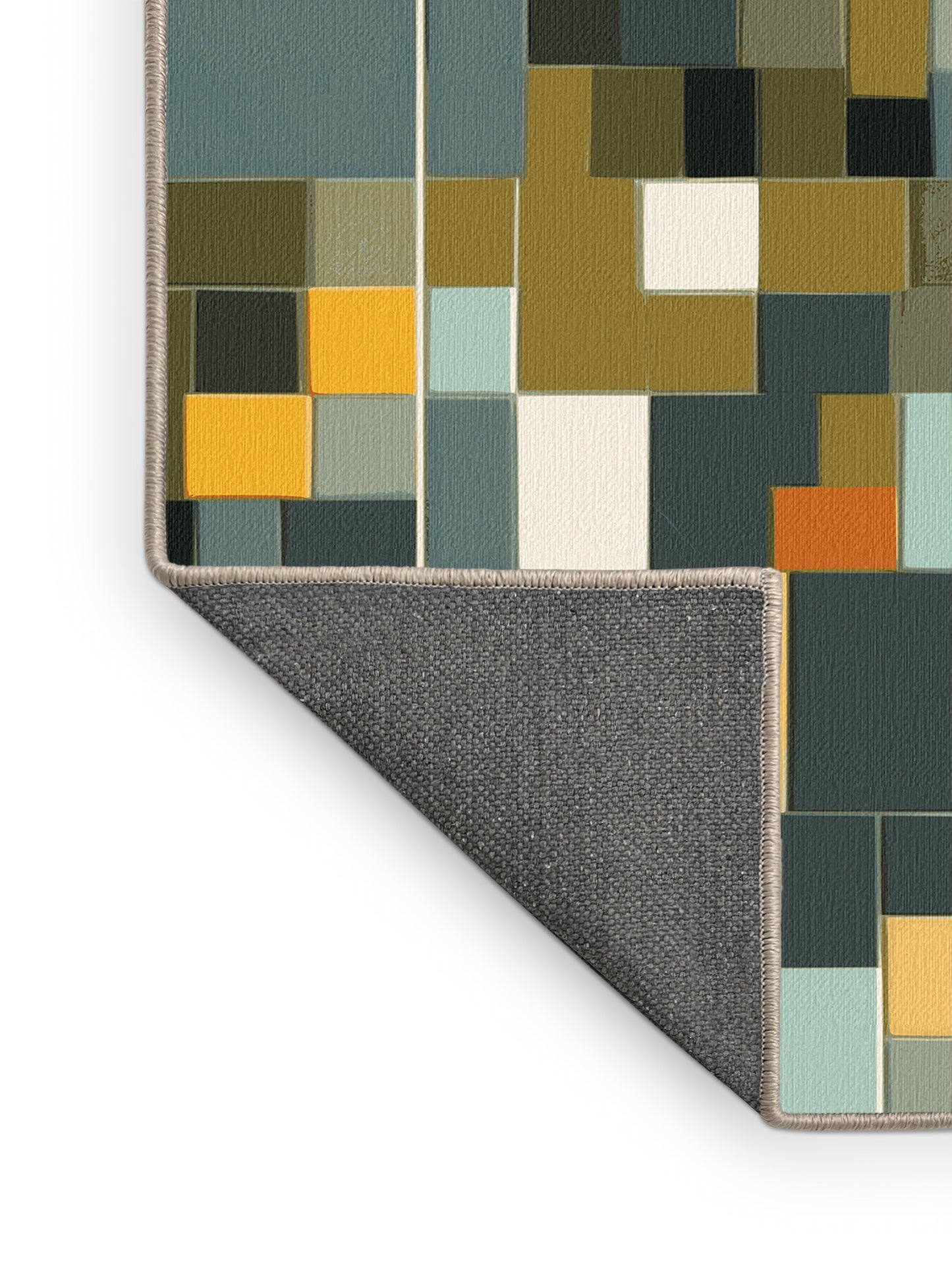 Earthly Cubes Rug