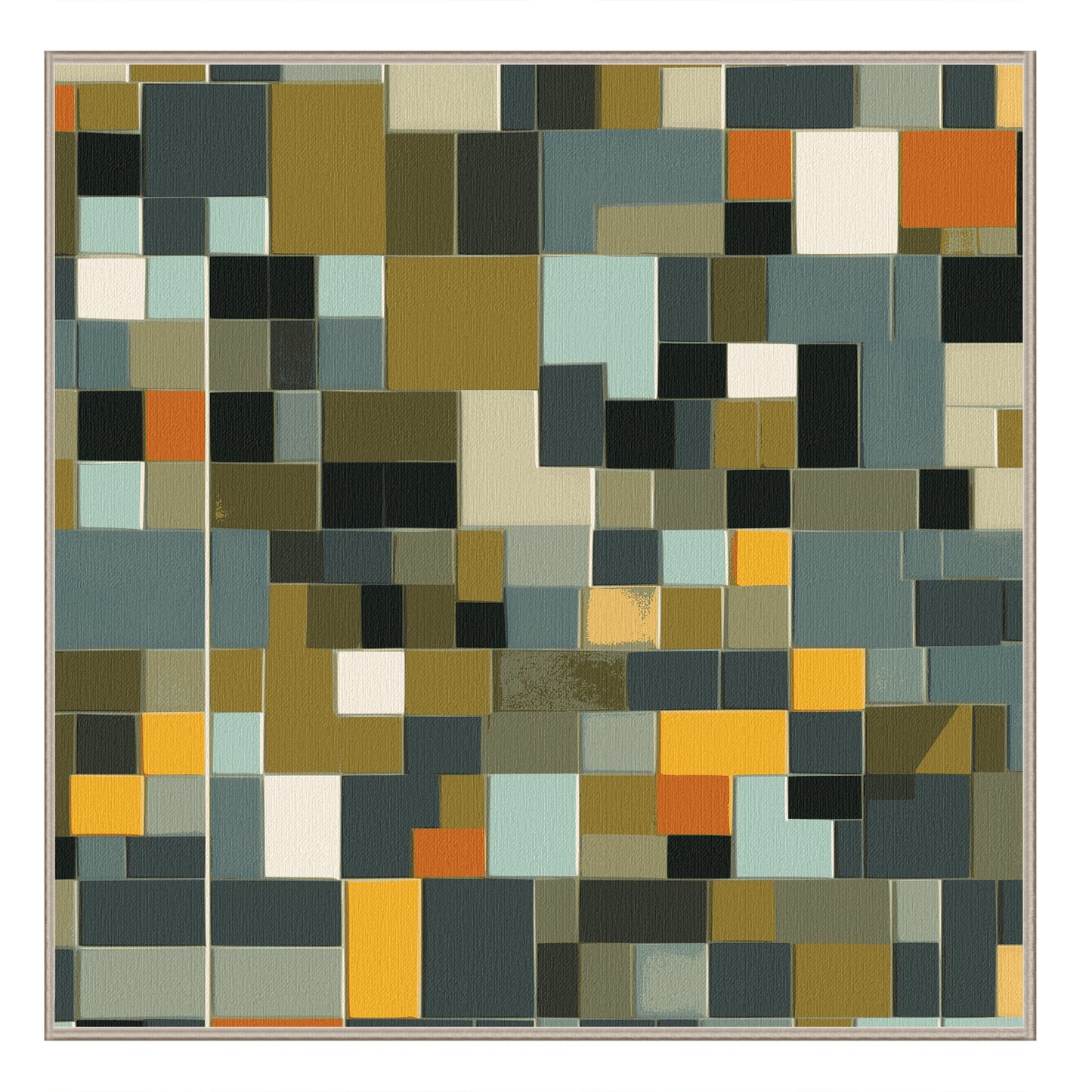 Earthly Cubes Rug