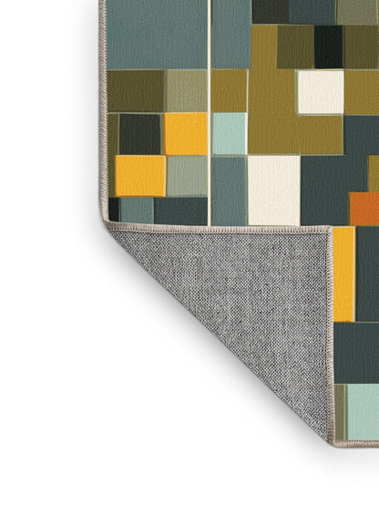 Earthly Cubes Rug