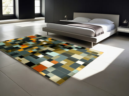 Earthly Cubes Rug