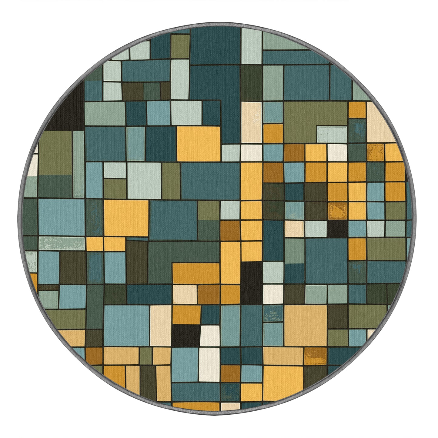 Colored Patchwork Rug