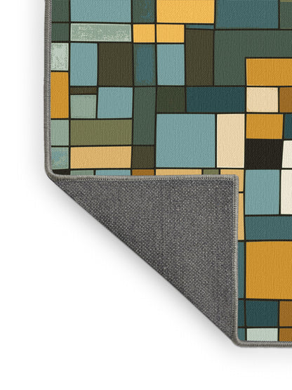 Colored Patchwork Rug