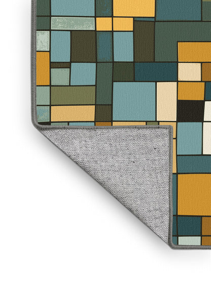 Colored Patchwork Rug