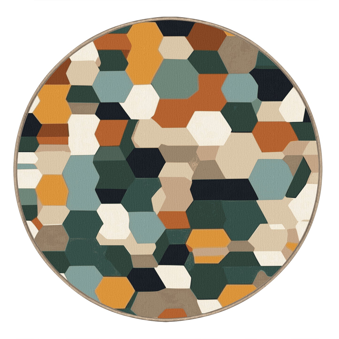 Earth Bound Pixels Rug