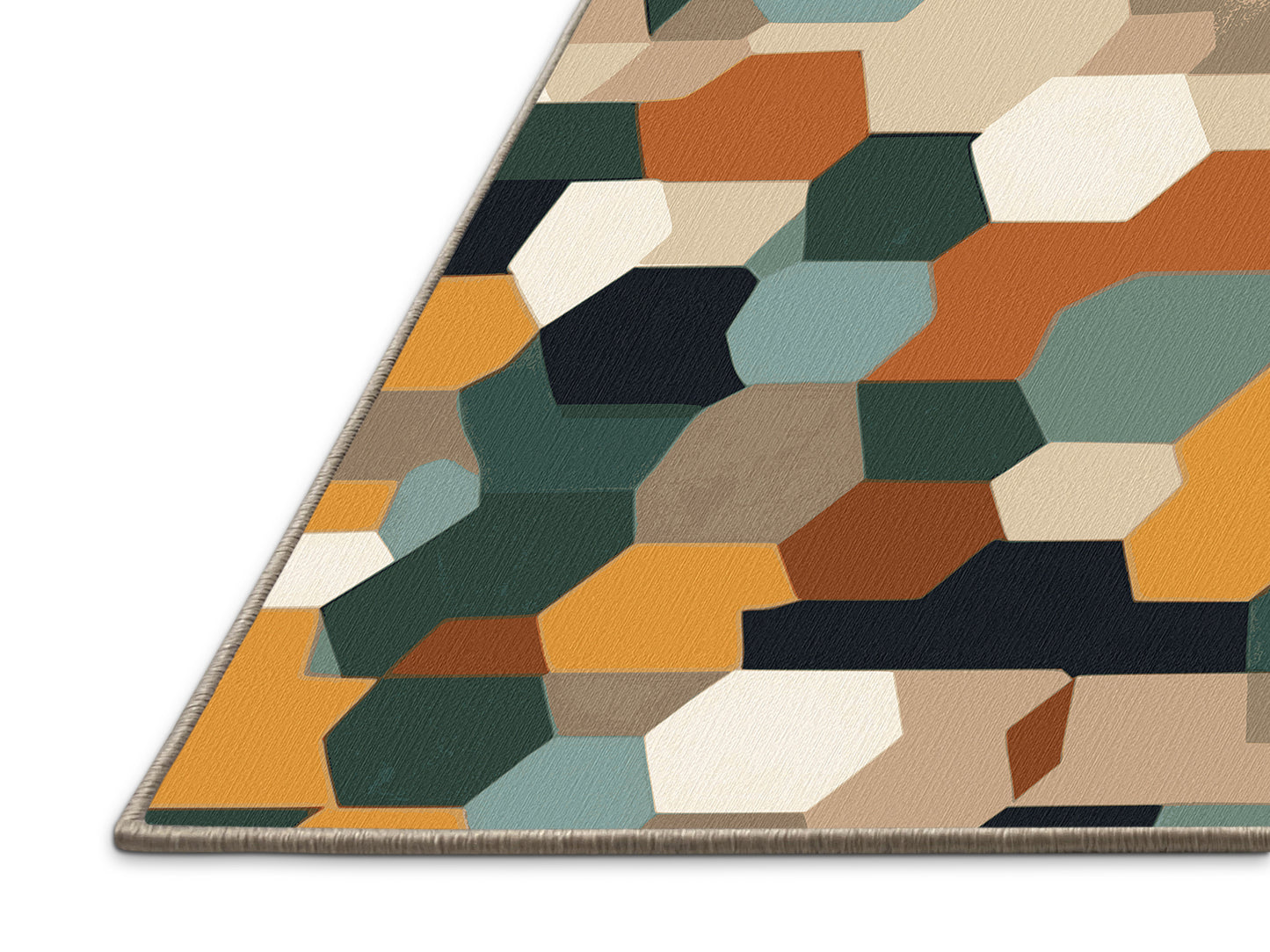 Earth Bound Pixels Rug