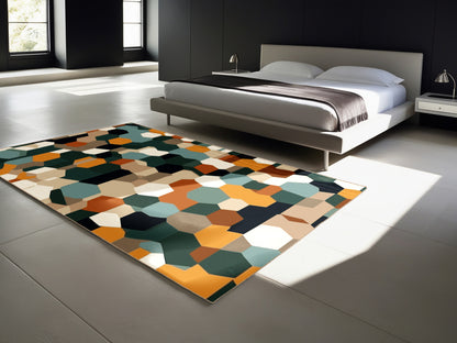 Earth Bound Pixels Rug