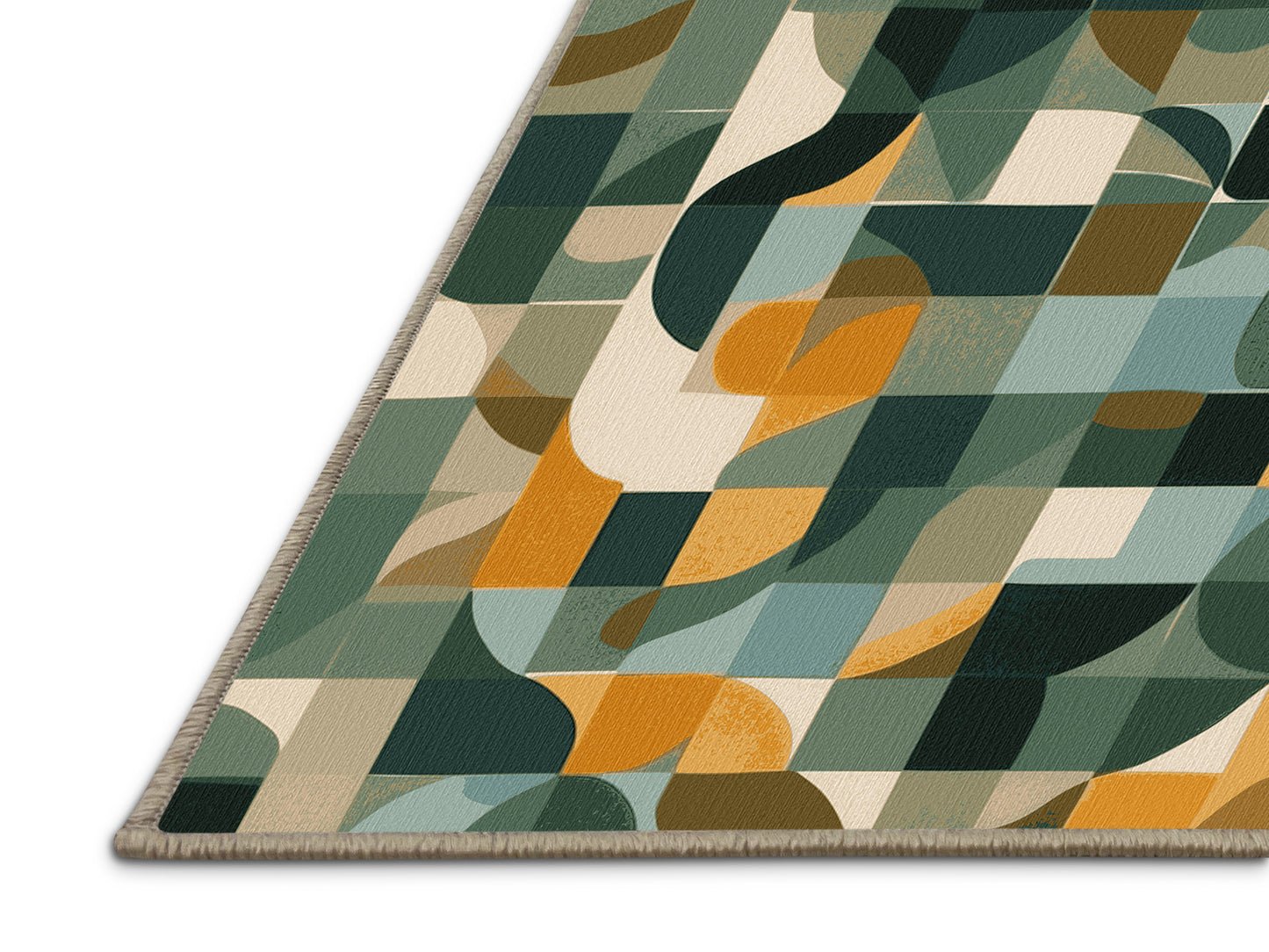 Block Forest Rug