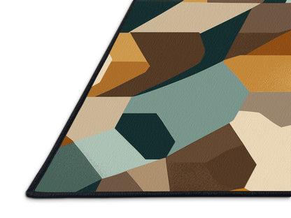 Cubic Plateaus Rug